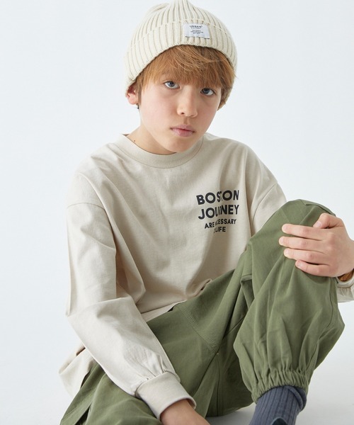 GENERATOR（ジェネレーター）の「ジェネレーター BOSTON L/S Tシャツ（Tシャツ/カットソー・キッズ・ブラック/ホワイト系その他2/ホワイト・M/L/XL）」の3枚目の写真