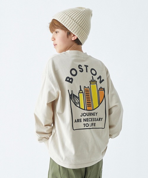 GENERATOR（ジェネレーター）の「ジェネレーター BOSTON L/S Tシャツ（Tシャツ/カットソー・キッズ・ブラック/ホワイト系その他2/ホワイト・M/L/XL）」の18枚目の写真