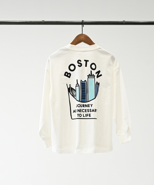 GENERATOR（ジェネレーター）の「ジェネレーター BOSTON L/S Tシャツ（Tシャツ/カットソー・キッズ・ブラック/ホワイト系その他2/ホワイト・M/L/XL）」の15枚目の写真