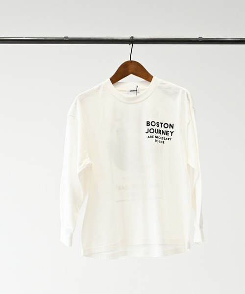 GENERATOR（ジェネレーター）の「ジェネレーター BOSTON L/S Tシャツ（Tシャツ/カットソー・キッズ・ブラック/ホワイト系その他2/ホワイト・M/L/XL）」の14枚目の写真