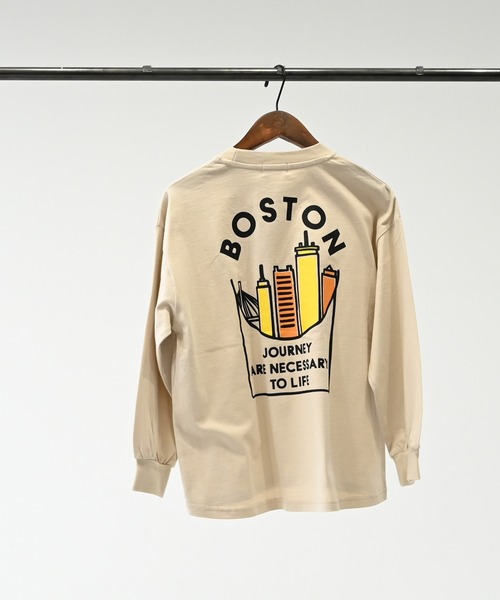 GENERATOR（ジェネレーター）の「ジェネレーター BOSTON L/S Tシャツ（Tシャツ/カットソー・キッズ・ブラック/ホワイト系その他2/ホワイト・M/L/XL）」の13枚目の写真