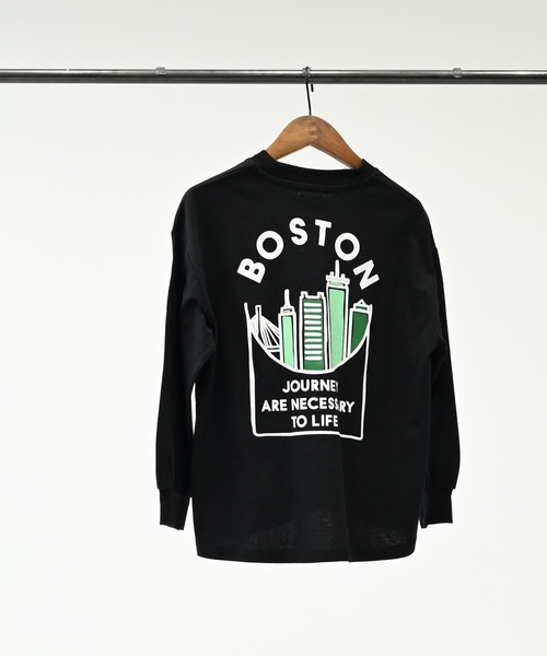 GENERATOR（ジェネレーター）の「ジェネレーター BOSTON L/S Tシャツ（Tシャツ/カットソー・キッズ・ブラック/ホワイト系その他2/ホワイト・M/L/XL）」の7枚目の写真