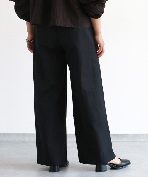 cepo（セポ）の「〈低身長/高身長サイズあり〉スリータックイージーストレートパンツ（その他パンツ・レディース・ブラック/オフホワイト/チャコール/ブラウン/グレー/ホワイト/ベージュ・L/M/S）」の16枚目の写真