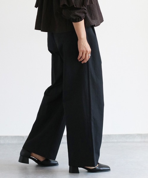 cepo（セポ）の「〈低身長/高身長サイズあり〉スリータックイージーストレートパンツ（その他パンツ・レディース・ブラック/オフホワイト/チャコール/ブラウン/グレー/ホワイト/ベージュ・L/M/S）」の17枚目の写真