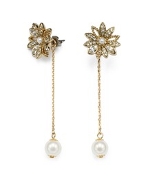 LANVIN en Bleu（ランバンオンブルー）の「ブルーローズピアス