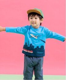 空の旅長袖Tシャツ