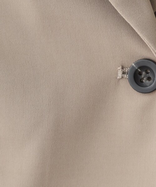 OPAQUE.CLIP（オペークドットクリップ）の「◆ランタンスリーブテーラードジャケット【洗濯機洗い可】（テーラードジャケット・レディース・ベージュ/チャコールグレー・38/40/42）」の10枚目の写真
