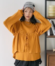 FREAK'S STORE | ワッフル ロンTビスチェセット(Tシャツ/カットソー)