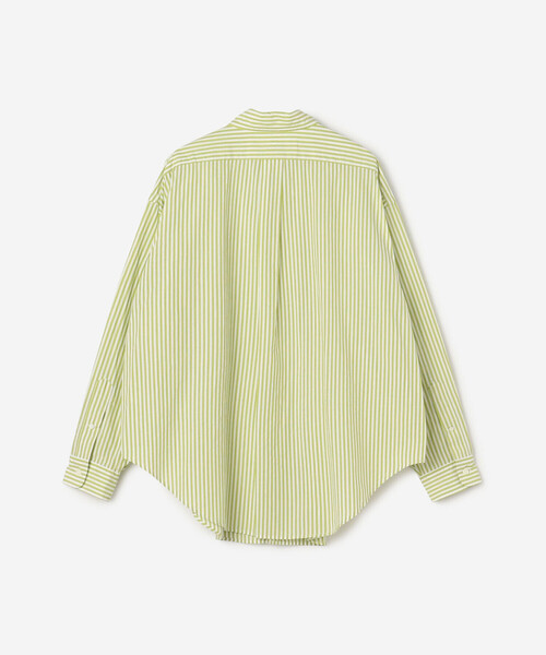 THE SHINZONE（ザ　シンゾーン）の「THE SHINZONE | 〈別注〉STRIPE DADDY SHIRT WOMEN（シャツ/ブラウス・レディース・グレー系その他/ブラウン系その他/グリーン系その他・P）」の5枚目の写真