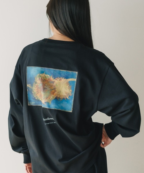 【THE MET】Sunflowers L/S TEE（Tシャツ/カットソー）｜The Metropolitan Museum of Art New York（ザメトロポリタンミュージアムオブアートニューヨーク）