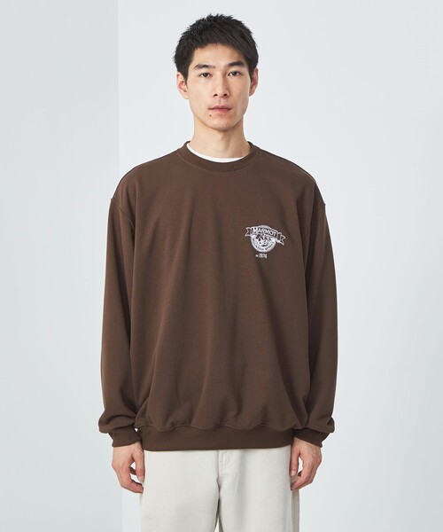 MARMOT(マーモット)の「【別注】<Marmot>GLR Marmots ロゴ スウェット(スウェット・メンズ・グレー/ブラウン・M/L/XL)」の12枚目の写真