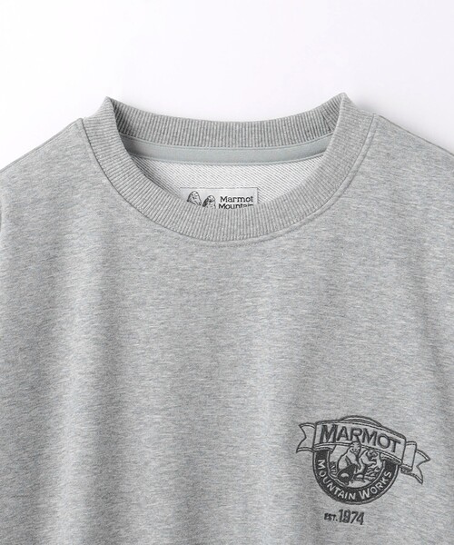 MARMOT(マーモット)の「【別注】<Marmot>GLR Marmots ロゴ スウェット(スウェット・メンズ・グレー/ブラウン・M/L/XL)」の5枚目の写真