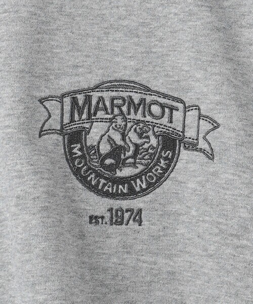 MARMOT(マーモット)の「【別注】<Marmot>GLR Marmots ロゴ スウェット(スウェット・メンズ・グレー/ブラウン・M/L/XL)」の7枚目の写真