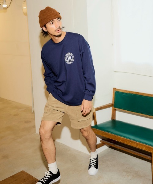 Ocean Pacific（オーシャンパシフィック）の「【OP/オーピー】バックプリントロングTシャツ（Tシャツ/カットソー・メンズ・アイボリー/ネイビー/チャコールグレー・X-LARGE/MEDIUM/LARGE）」の3枚目の写真