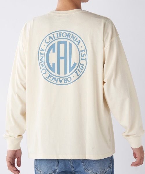 Ocean Pacific（オーシャンパシフィック）の「【OP/オーピー】バックプリントロングTシャツ（Tシャツ/カットソー・メンズ・アイボリー/ネイビー/チャコールグレー・X-LARGE/MEDIUM/LARGE）」の7枚目の写真