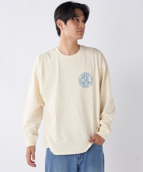 Ocean Pacific（オーシャンパシフィック）の「【OP/オーピー】バックプリントロングTシャツ（Tシャツ/カットソー・メンズ・アイボリー/ネイビー/チャコールグレー・X-LARGE/MEDIUM/LARGE）」の10枚目の写真