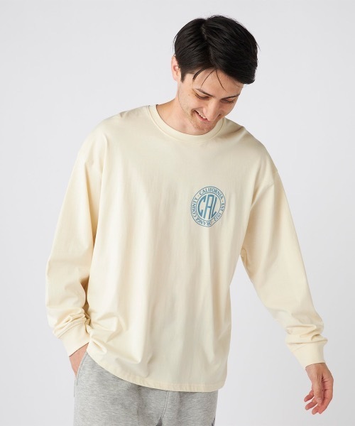 Ocean Pacific（オーシャンパシフィック）の「【OP/オーピー】バックプリントロングTシャツ（Tシャツ/カットソー・メンズ・アイボリー/ネイビー/チャコールグレー・X-LARGE/MEDIUM/LARGE）」の16枚目の写真