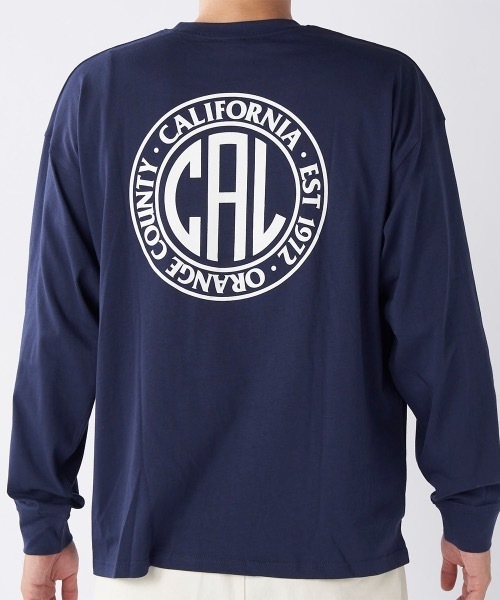 OP/オーピー】バックプリントロングTシャツ（Tシャツ/カットソー