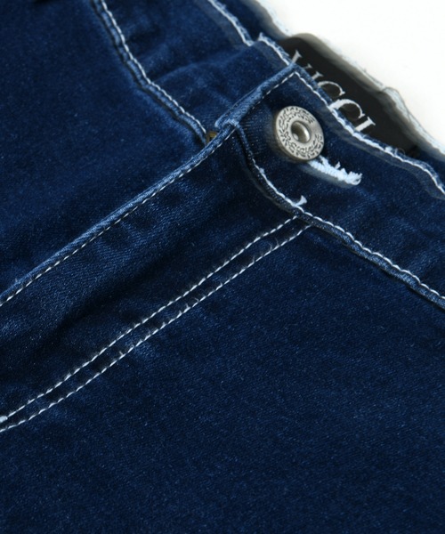 SILVER BULLET(シルバーバレット)の「『vicci/ヴィッチ』スーパーストレッチスリムテーパードデニムパンツ(デニムパンツ・メンズ・ブルー/インディゴブルー・XL/L/M/S)」の14枚目の写真