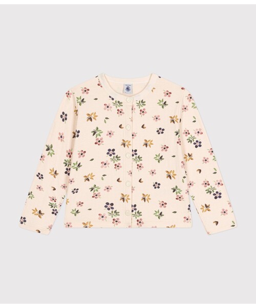 PETIT BATEAU(プチバトー)の「チュビックキルティングカーディガン(カーディガン/ボレロ・キッズ・ホワイト系その他・6YEAR/8YEAR/10YEAR/12YEAR)」の3枚目の写真