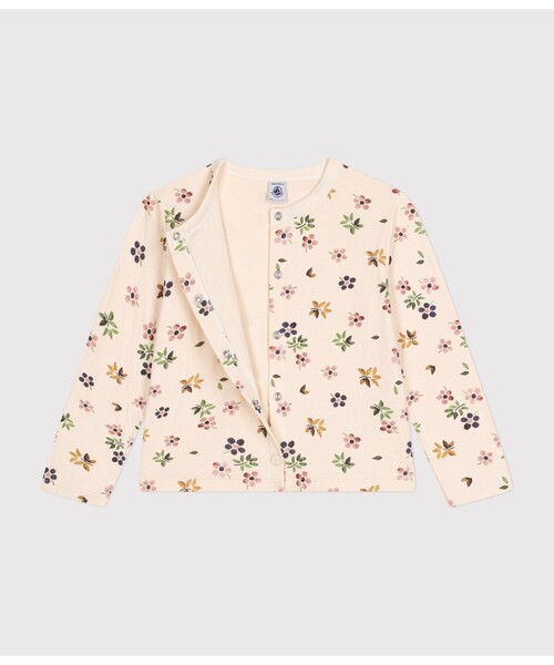 PETIT BATEAU(プチバトー)の「チュビックキルティングカーディガン(カーディガン/ボレロ・キッズ・ホワイト系その他・6YEAR/8YEAR/10YEAR/12YEAR)」の4枚目の写真