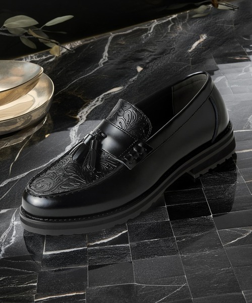 極美品 ラッセルアンドブロムリー ローファー 革靴 UK9 27cm タッセルローファー brighton メンズ靴の通販｜ローク LOAKE｜シンフー