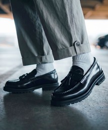 London Shoe Make(ロンドンシューメイク)の「+4.5㎝ 牛革 タンクソール タッセルローファー / レザー / London Shoe Make Oxford and Derby 9012(ローファー)」
