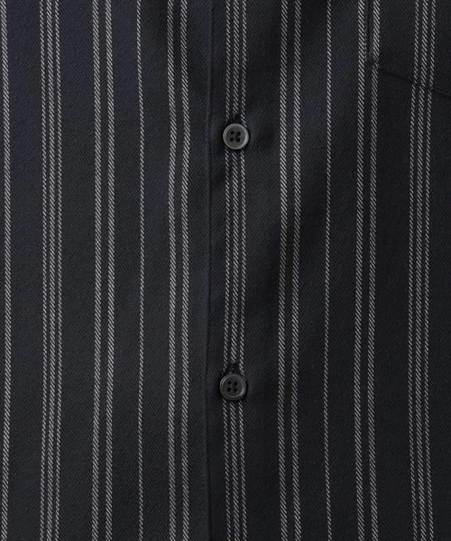 a.v.v（アーヴェヴェ）の「【即サマ見え】ランダムストライプ柄 起毛シャツ（シャツ/ブラウス・メンズ・ホワイト/チャコールグレー・44/50/48/46）」の5枚目の写真