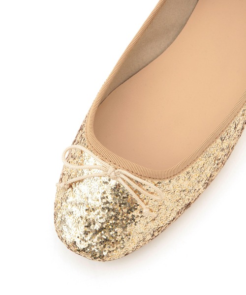 ROPE' PICNIC（ロペピクニック）の「【AIRina/エアリーナ】軽くてやわらかいグリッターバレエシューズ（バレエシューズ・レディース・ブラック系その他2/シルバー/ゴールド・L/M/S）」の11枚目の写真