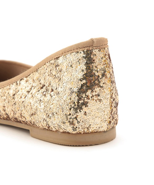 ROPE' PICNIC（ロペピクニック）の「【AIRina/エアリーナ】軽くてやわらかいグリッターバレエシューズ（バレエシューズ・レディース・ブラック系その他2/シルバー/ゴールド・L/M/S）」の12枚目の写真