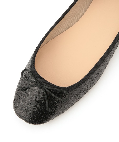 ROPE' PICNIC（ロペピクニック）の「【AIRina/エアリーナ】軽くてやわらかいグリッターバレエシューズ（バレエシューズ・レディース・ブラック系その他2/シルバー/ゴールド・L/M/S）」の16枚目の写真