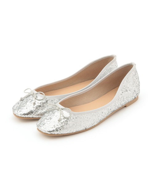 ROPE' PICNIC（ロペピクニック）の「【AIRina/エアリーナ】軽くてやわらかいグリッターバレエシューズ（バレエシューズ・レディース・ブラック系その他2/シルバー/ゴールド・L/M/S）」の17枚目の写真