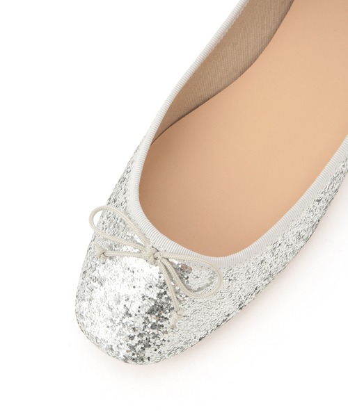 ROPE' PICNIC（ロペピクニック）の「【AIRina/エアリーナ】軽くてやわらかいグリッターバレエシューズ（バレエシューズ・レディース・ブラック系その他2/シルバー/ゴールド・L/M/S）」の18枚目の写真