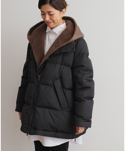 IENA（イエナ）の「LOU ANDREA/ルーアンドレア 2WAY DOWN JK ダウンジャケット（ダウンジャケット/コート・レディース・ブラック・FREE）」の3枚目の写真