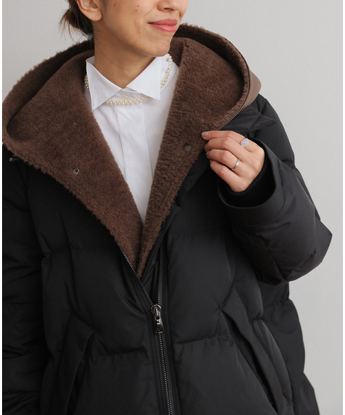 IENA（イエナ）の「LOU ANDREA/ルーアンドレア 2WAY DOWN JK ダウンジャケット（ダウンジャケット/コート・レディース・ブラック・FREE）」の6枚目の写真