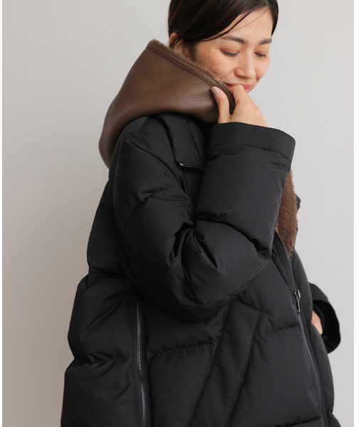 IENA（イエナ）の「LOU ANDREA/ルーアンドレア 2WAY DOWN JK ダウンジャケット（ダウンジャケット/コート・レディース・ブラック・FREE）」の8枚目の写真