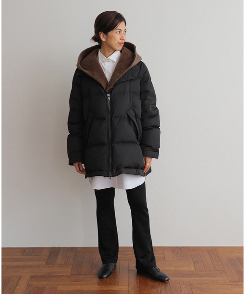 IENA（イエナ）の「LOU ANDREA/ルーアンドレア 2WAY DOWN JK ダウンジャケット（ダウンジャケット/コート・レディース・ブラック・FREE）」の10枚目の写真