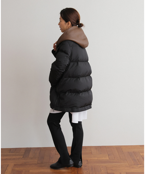 IENA（イエナ）の「LOU ANDREA/ルーアンドレア 2WAY DOWN JK ダウンジャケット（ダウンジャケット/コート・レディース・ブラック・FREE）」の11枚目の写真