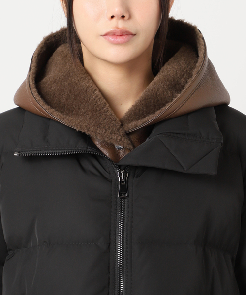 IENA（イエナ）の「LOU ANDREA/ルーアンドレア 2WAY DOWN JK ダウンジャケット（ダウンジャケット/コート・レディース・ブラック・FREE）」の17枚目の写真