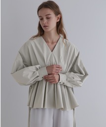 ◆ナイロンストレッチブロードブラウス