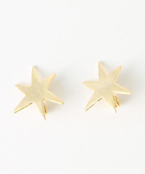 Another Edition（アナザーエディション）の「ヘキサゴンイヤリング/AE hexagon ER（イヤリング・レディース・ゴールド/シルバー・フリー）」の2枚目の写真