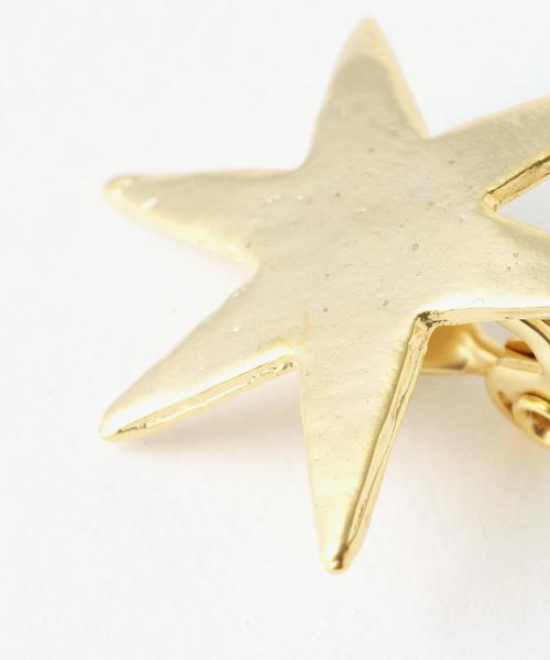 Another Edition（アナザーエディション）の「ヘキサゴンイヤリング/AE hexagon ER（イヤリング・レディース・ゴールド/シルバー・フリー）」の3枚目の写真