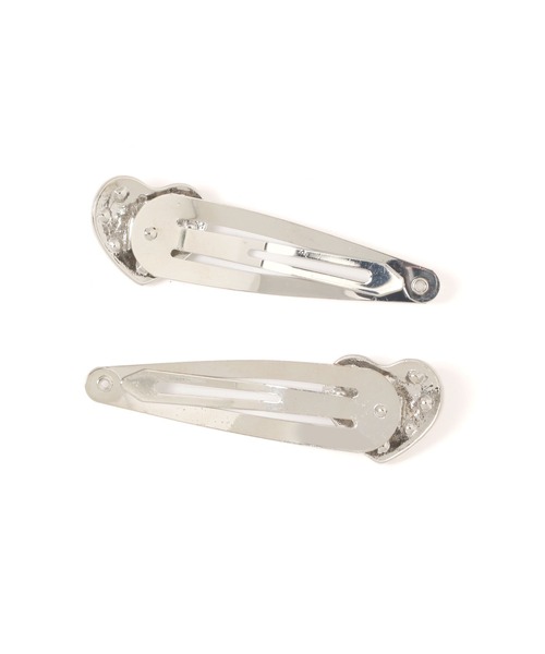 repipi armario（レピピ アルマリオ）の「ハート2Pパッチンピン（ヘアピン・キッズ・シルバー系2/シルバー系1・FREE）」の8枚目の写真