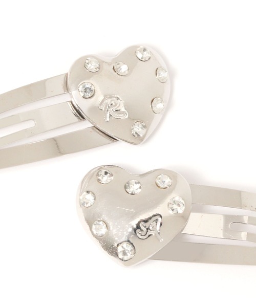 repipi armario（レピピ アルマリオ）の「ハート2Pパッチンピン（ヘアピン・キッズ・シルバー系2/シルバー系1・FREE）」の11枚目の写真