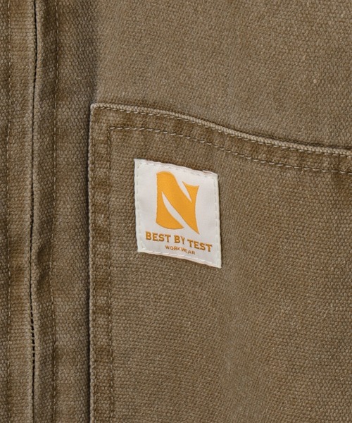 WEGO(ウィゴー)の「WEGO/ヴィンテージウォッシュダックフードブルゾン(ブルゾン・レディース・ベージュ/チャコール・FREE)」の11枚目の写真