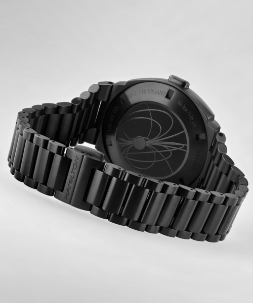 HAMILTON（ハミルトン）の「HAMILTON [ハミルトン] 腕時計 PSR （ピーエスアール） Digital クオーツ 40.8mm x 34.7mm ブラック×ブラック（アナログ腕時計・メンズ・ブラック・FREE）」の7枚目の写真