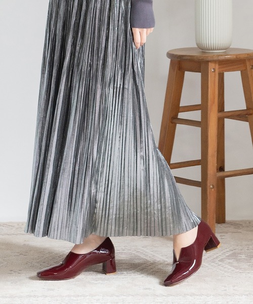 【セール】スリットカッティングヒールパンプス(113-48401)JELLY BEANS(ジェリービーンズ)（パンプス）｜JELLY BEANS（ジェリービーンズ） 5,392円