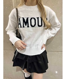 PHILLY | 【PHILLY】AMOURロゴジャガードニット(ニット/セーター)