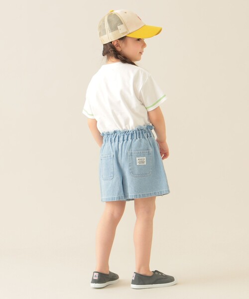 BEAMS mini（ビームスミニ）の「スマイル ロゴ Tシャツ 2025SS（90～130cm）（Tシャツ/カットソー・キッズ・ネイビー/レッド系その他2/サックスブルー/オフホワイト・100/130/120/110/90）」の11枚目の写真