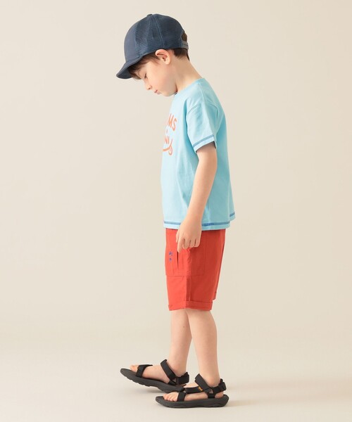 BEAMS mini（ビームスミニ）の「スマイル ロゴ Tシャツ 2025SS（90～130cm）（Tシャツ/カットソー・キッズ・ネイビー/レッド系その他2/サックスブルー/オフホワイト・100/130/120/110/90）」の16枚目の写真